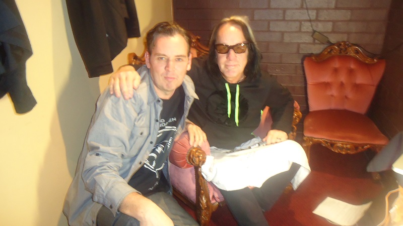 Gavin Bond with Todd Rundgren